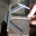 Bloom Nail Layout Square Forging tool