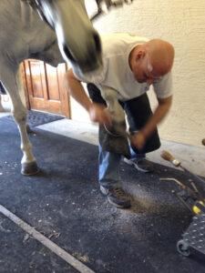 Tim Cable Finishing Hoof.