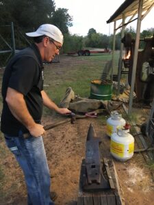 Texas Farrier Supply Forging Tuesday (Rob Logsdon of FPD)