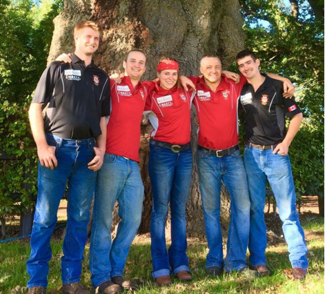 L-R: Travis Buck, Dan Corkery, Sara Vanderpol, Randy Brassard, and Johnny Edwards.